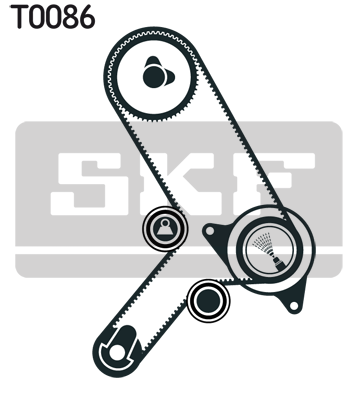 SKF VKMA 02169 Kit cinghie dentate