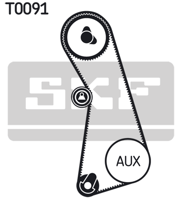 SKF VKMA 01002 Kit cinghie dentate-Kit cinghie dentate-Ricambi Euro