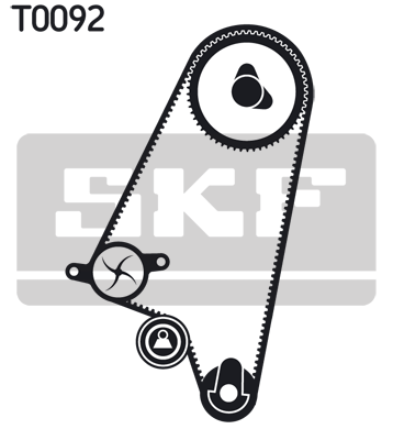 SKF VKMC 05121-2 Vízpumpa +...