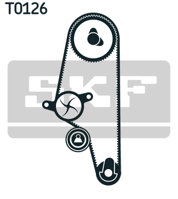 SKF VKMC 01106-1 Pompa acqua + Kit cinghie dentate-Pompa acqua + Kit cinghie dentate-Ricambi Euro