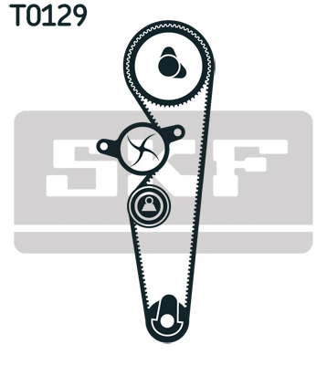 SKF VKMC 02215-2 Wasserpumpe + Zahnriemensatz