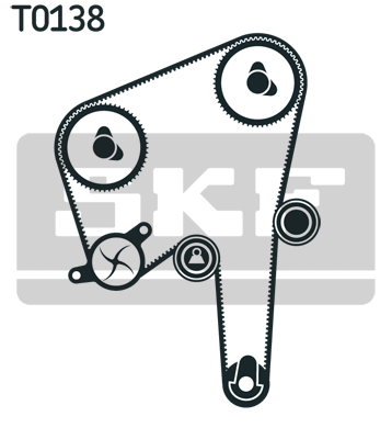SKF VKMA 06610 Kit cinghie dentate-Kit cinghie dentate-Ricambi Euro