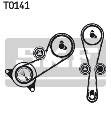 SKF VKMA 07302 Kit cinghie dentate