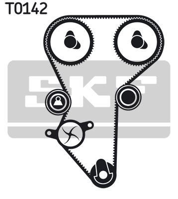 SKF VKMA 03213 Kit cinghie dentate