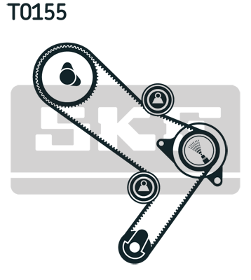 SKF VKMA 02386 Kit cinghie...