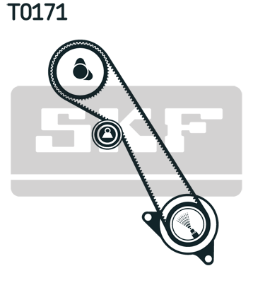 SKF VKMA 04108 Kit cinghie...