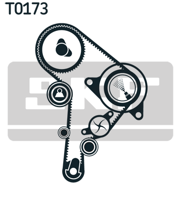 SKF VKMA 01130 Kit cinghie dentate-Kit cinghie dentate-Ricambi Euro