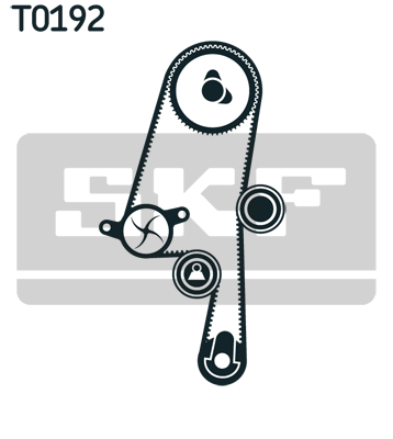 SKF VKMC 06220 Pompa acqua + Kit cinghie dentate-Pompa acqua + Kit cinghie dentate-Ricambi Euro