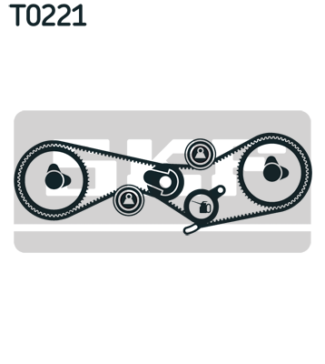 SKF VKMA 03010 Kit cinghie dentate