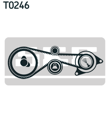 SKF VKMA 01332 Kit cinghie dentate