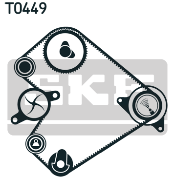 SKF VKMA 94310 Kit cinghie dentate-Kit cinghie dentate-Ricambi Euro