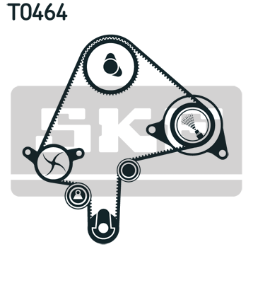 SKF VKMA 94611 Kit cinghie dentate-Kit cinghie dentate-Ricambi Euro