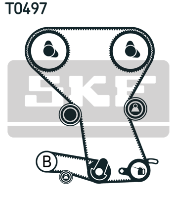 SKF VKMA 95023 Kit cinghie dentate-Kit cinghie dentate-Ricambi Euro