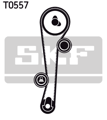 SKF VKMA 95632 Set curea de...