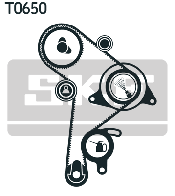 SKF VKMA 01256 Kit cinghie dentate