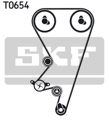 SKF VKMC 05202 Pompa acqua + Kit cinghie dentate-Pompa acqua + Kit cinghie dentate-Ricambi Euro