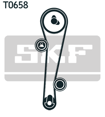 SKF VKMA 95655 Set curea de...