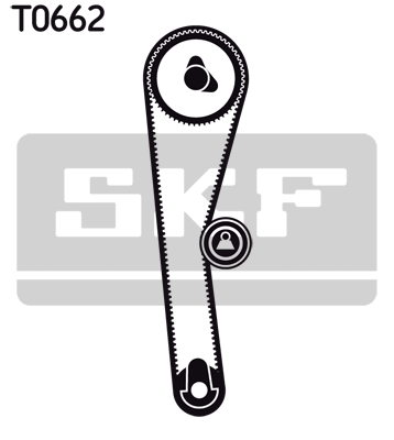 SKF VKMA 98105 Kit cinghie dentate