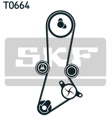 SKF VKMA 94230 Kit cinghie dentate