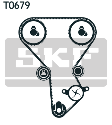 SKF VKMA 94601 Kit cinghie dentate