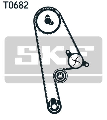 SKF VKMA 93005 Kit cinghie dentate