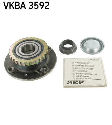 SKF VKBA 3592 kerékcsapágy készlet CITROËN PEUGEOT