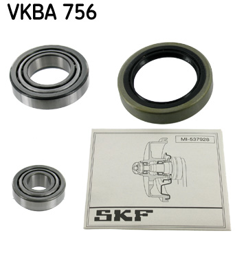 SKF VKBA 756 kerékcsapágy készlet MERCEDES-BENZ