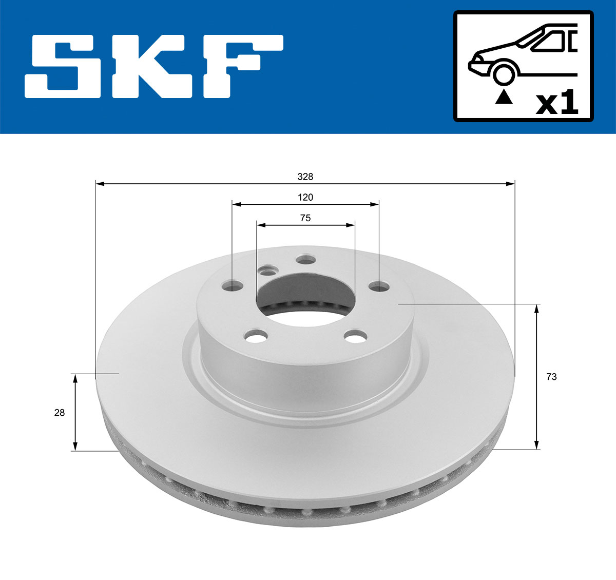 SKF VKBD 80179 V1 Bremsscheibe