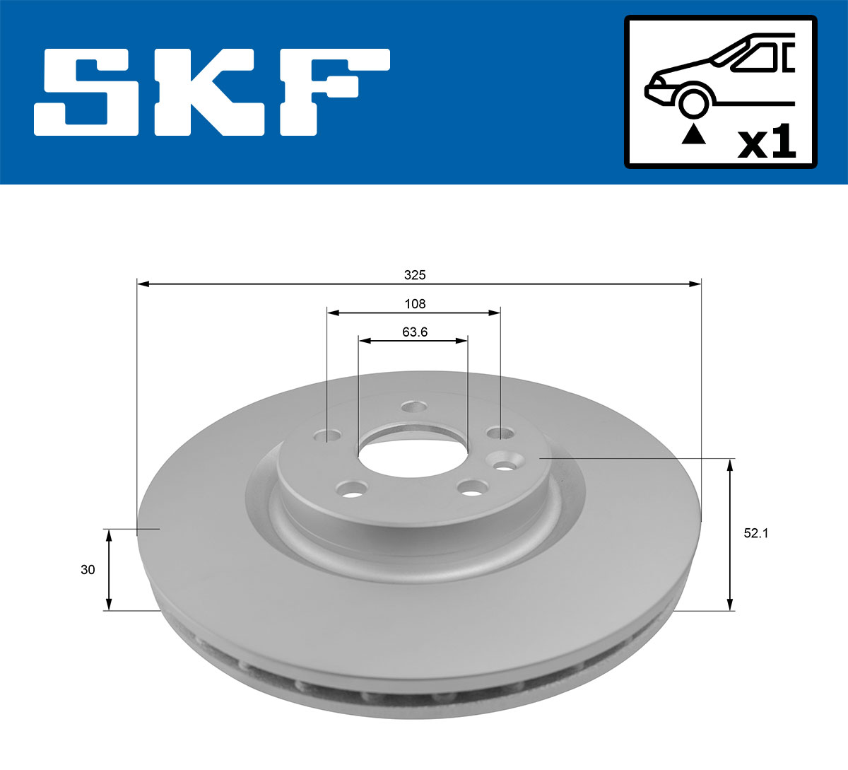 SKF VKBD 81100 V1 Bremsscheibe