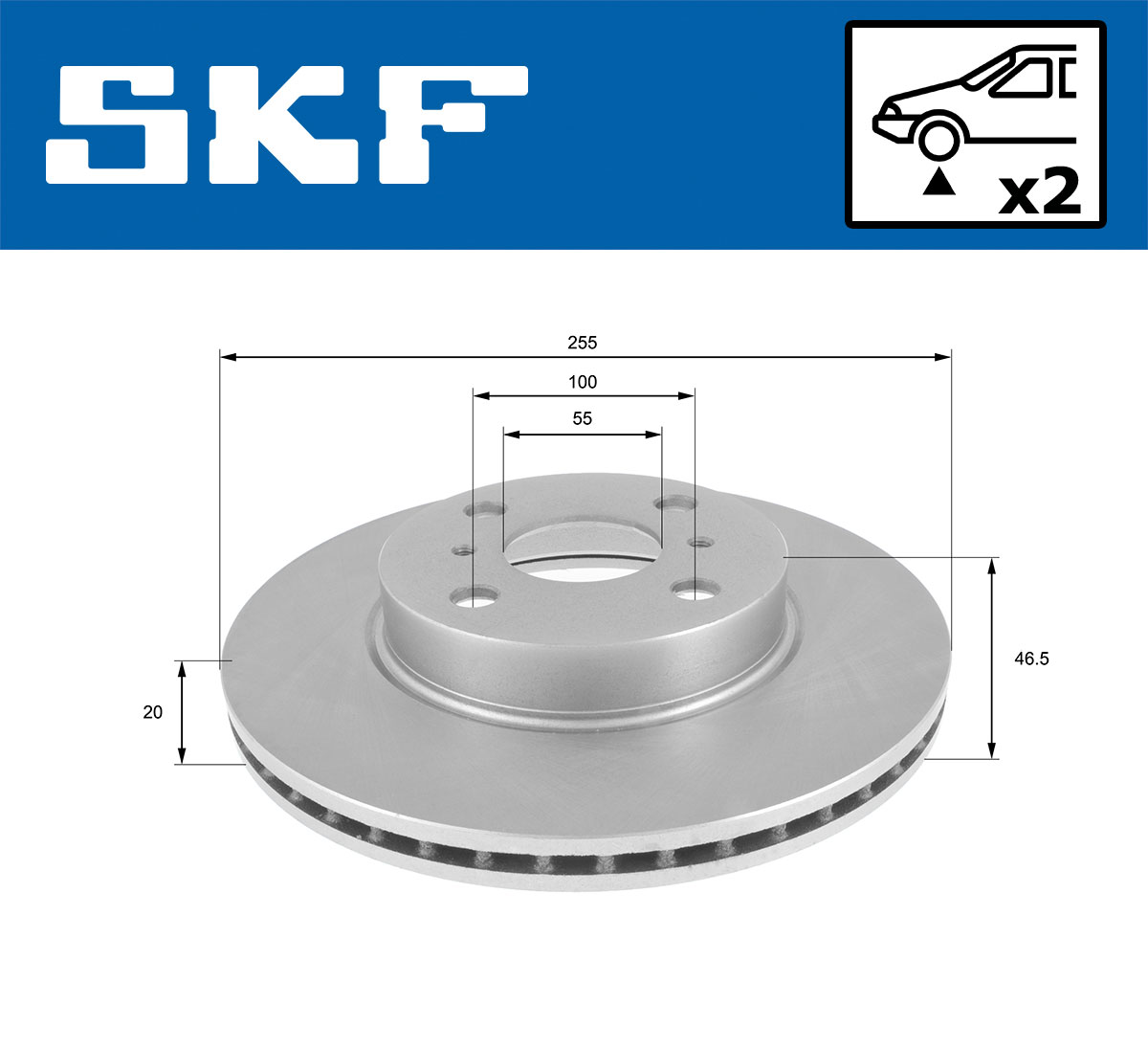SKF VKBD 81140 V2 Bremsscheibe