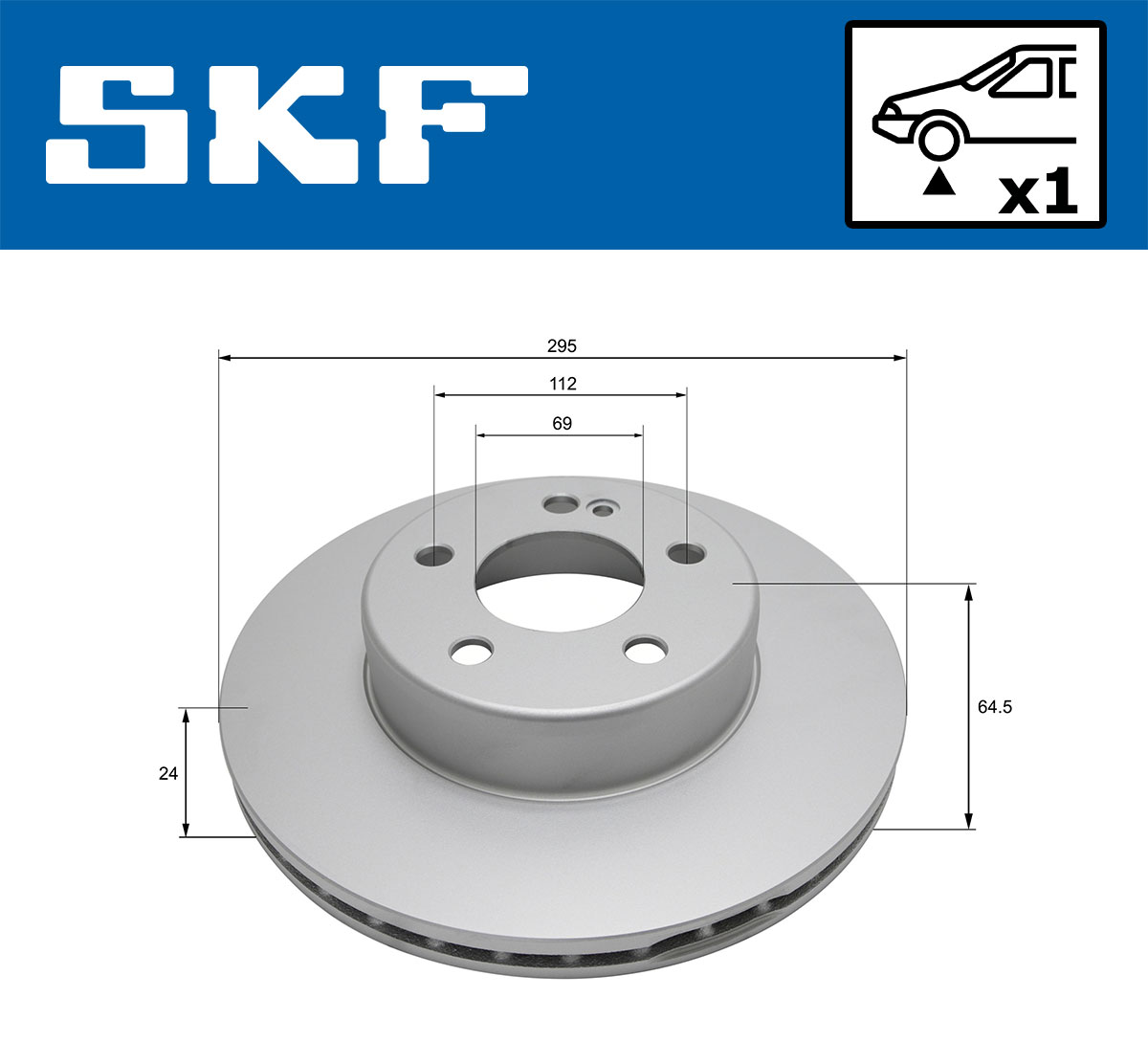SKF VKBD 81346 V1 Bremsscheibe