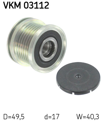 SKF VKM 03112 generátor szabadonfutó AUDI SEAT SKODA VW