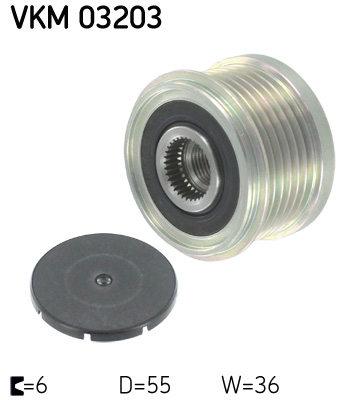 SKF VKM 03203 generátor szabadonfutó CITROËN FIAT IVECO PEUGEOT