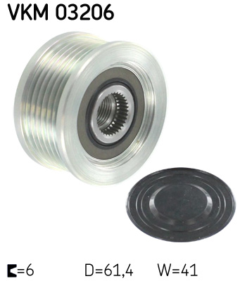 SKF VKM 03206 generátor szabadonfutó ALFA ROMEO CHRYSLER FIAT HOLDEN LANCIA OPEL SAAB SUZUKI VAUXHALL