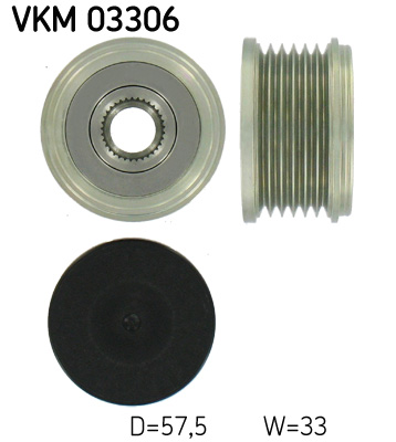 SKF VKM 03306 generátor szabadonfutó CITROËN PEUGEOT