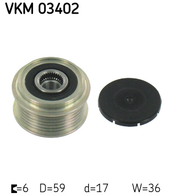 SKF VKM 03402 generátor szabadonfutó FORD