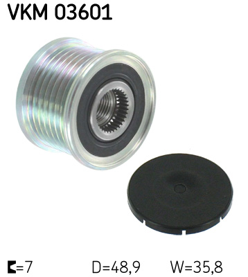 SKF VKM 03601 generátor szabadonfutó OPEL RENAULT VAUXHALL