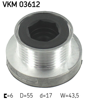 SKF VKM 03612 generátor szabadonfutó DACIA RENAULT