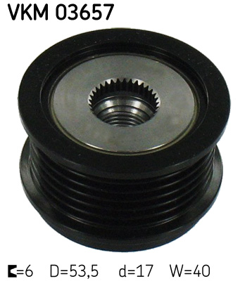 SKF VKM 03657 generátor szabadonfutó FORD VOLVO