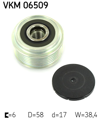 SKF VKM 06509 generátor szabadonfutó HYUNDAI KIA