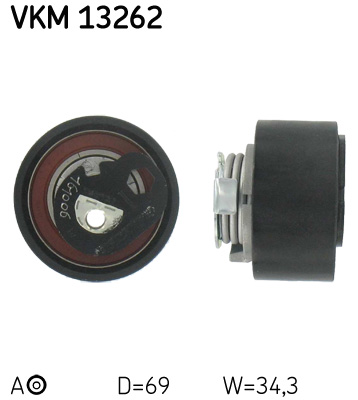 SKF VKM 13262 feszítő, fogasszíj CITROËN JAGUAR LAND ROVER PEUGEOT
