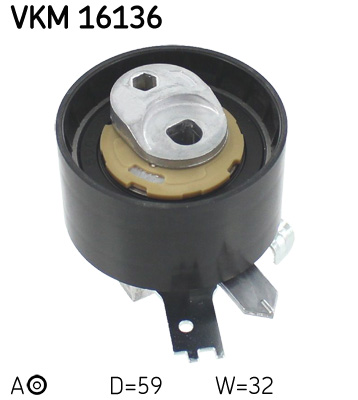 SKF VKM 16136 feszítő, fogasszíj DACIA INFINITI MERCEDES-BENZ NISSAN RENAULT