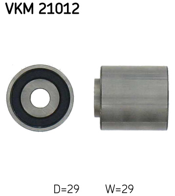 SKF VKM 21012 Szíjtárcsa/vezetőgörgő, fogasszíj AUDI FORD SEAT VW