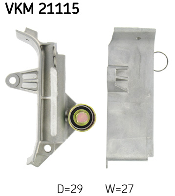 SKF VKM 21115 Szíjtárcsa/vezetőgörgő, fogasszíj AUDI SEAT SKODA VW