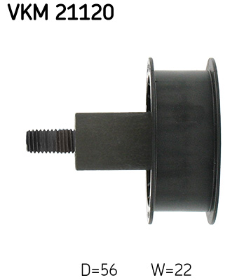 SKF VKM 21120 Szíjtárcsa/vezetőgörgő, fogasszíj AUDI SEAT SKODA VW