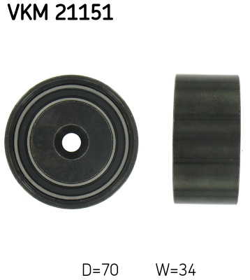 SKF VKM 21151 Szíjtárcsa/vezetőgörgő, fogasszíj AUDI SKODA VW