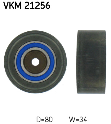 SKF VKM 21256 Szíjtárcsa/vezetőgörgő, fogasszíj AUDI CHRYSLER DODGE JEEP MITSUBISHI SEAT SKODA VW