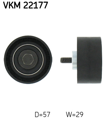SKF VKM 22177 Szíjtárcsa/vezetőgörgő, fogasszíj ALFA ROMEO FIAT LANCIA
