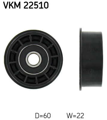 SKF VKM 22510 Szíjtárcsa/vezetőgörgő, fogasszíj ALFA ROMEO