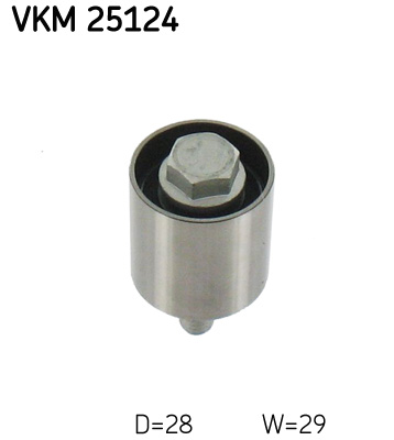 SKF VKM 25124 Szíjtárcsa/vezetőgörgő, fogasszíj ALFA ROMEO OPEL SAAB VAUXHALL